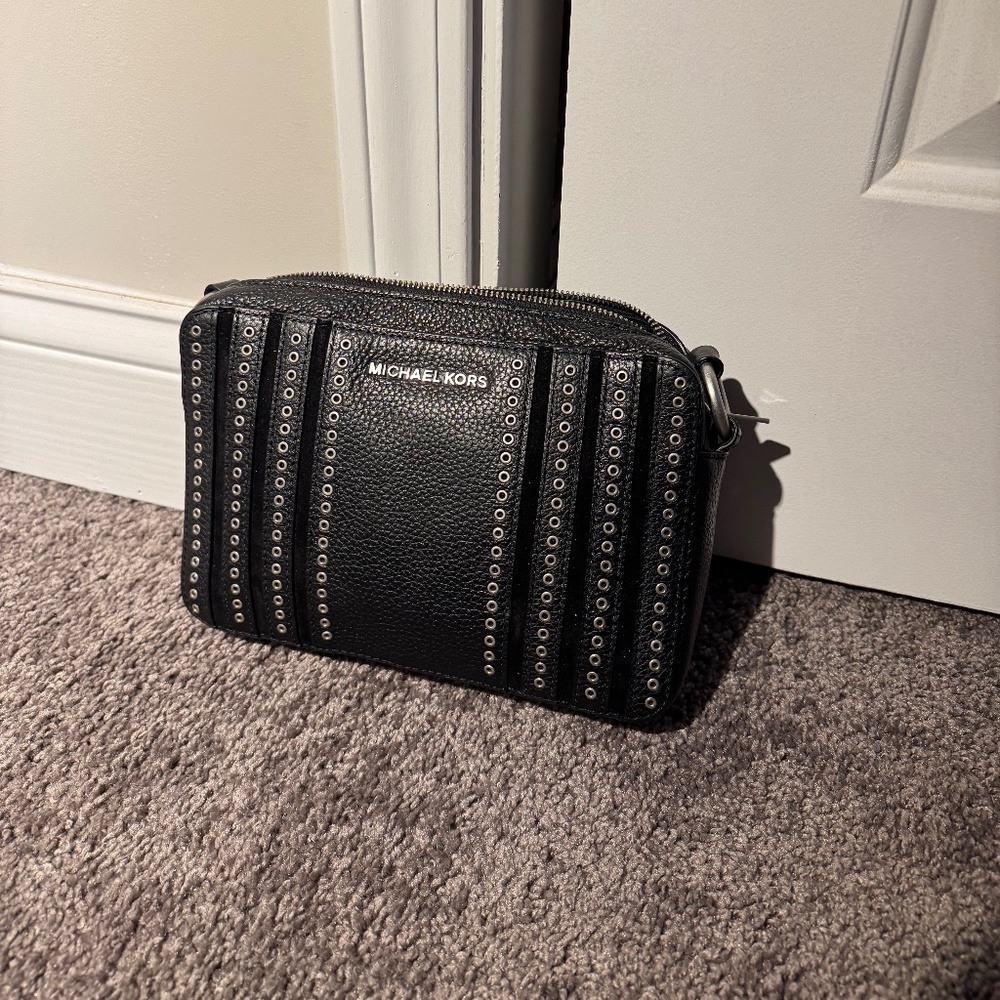 Michael Kors Collection Grommet Crossbody Bag
